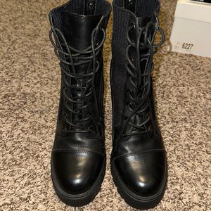 Aldo Black Heeled Boots